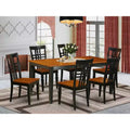Ensemble Table de Cuisine HomeStock Belmont avec une Table Nicoli et des Chaises de Salle à Manger