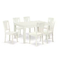 Ensemble de salle à manger Renaissance 7 pièces Table rectangulaire et 6 chaises - 42x60 pouces extensible