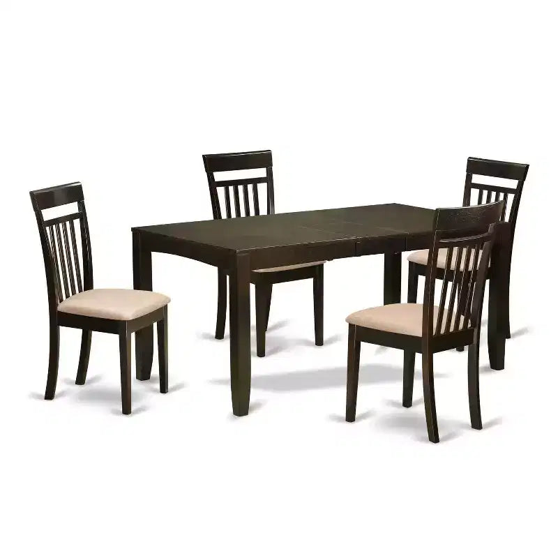 Ensemble table et chaises de salle à manger – Ensemble de cuisine/salle à manger – Ensemble table et chaises en bois massif