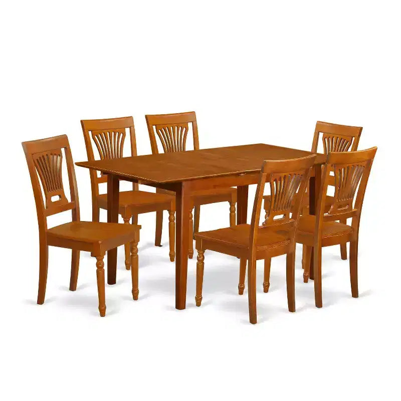 Ensemble table de cuisine rustique 5 pièces - Table de salle à manger avec chaises - Idéal pour les petits espaces