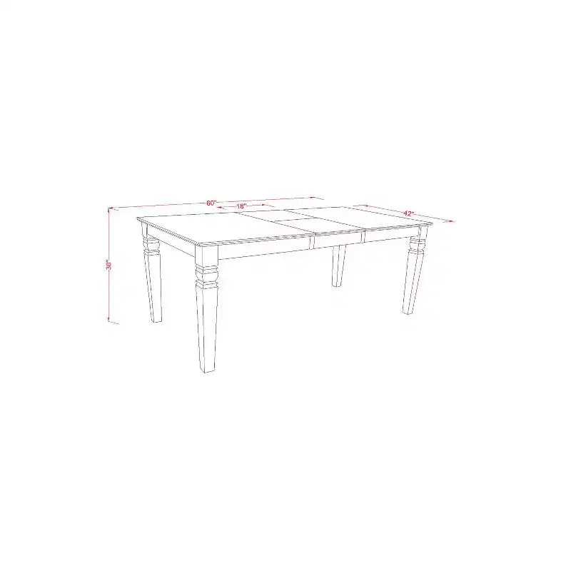 Ensemble Table et Chaises de Salle à Manger - Table à Manger de Cuisine - Style Nordique 7 Pièces