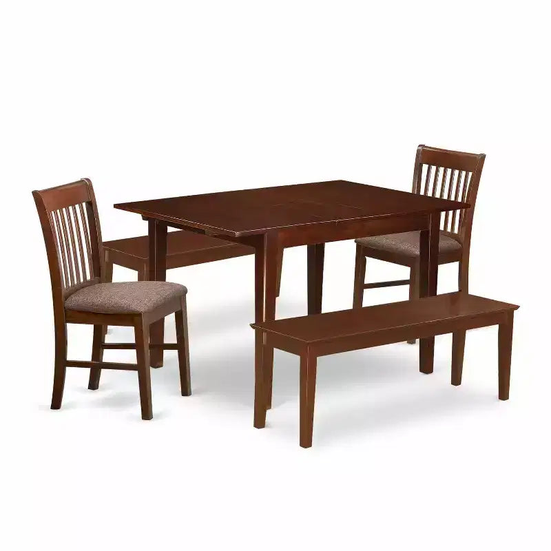 Petit ensemble de salle à manger - Table de cuisine avec chaises et banc - Meubles Island Interiors