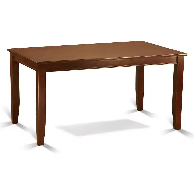 Ensemble de salle à manger rectangulaire épuré avec banc - Table de cuisine et chaises 6 pièces - Design moderne