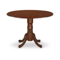 Ensemble de salle à manger rond pour cuisine - Table et chaises 3 pièces - Table de 107 cm - Style bohème