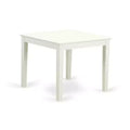 Ensemble Table et Chaises de Cuisine - Ensemble de Salle à Manger 5 Pièces Style Antique Blanc Lin