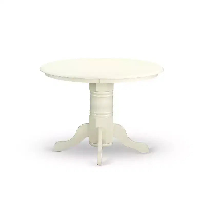 Ensemble de salle à manger rond - Table et chaises de cuisine 5 pièces - Idéal petits espaces