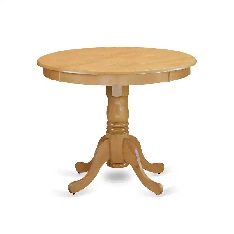 Ensemble table à manger ronde avec 2 chaises - Ensemble de table de salle à manger moderne en chêne