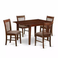 Ensemble de salle à manger médiéval - Petite table et chaises - Meubles de salle à manger en bois massif