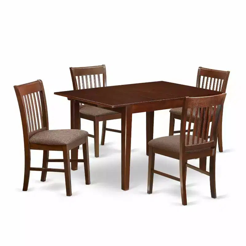 Ensemble de salle à manger médiéval - Petite table et chaises - Meubles de salle à manger en bois massif