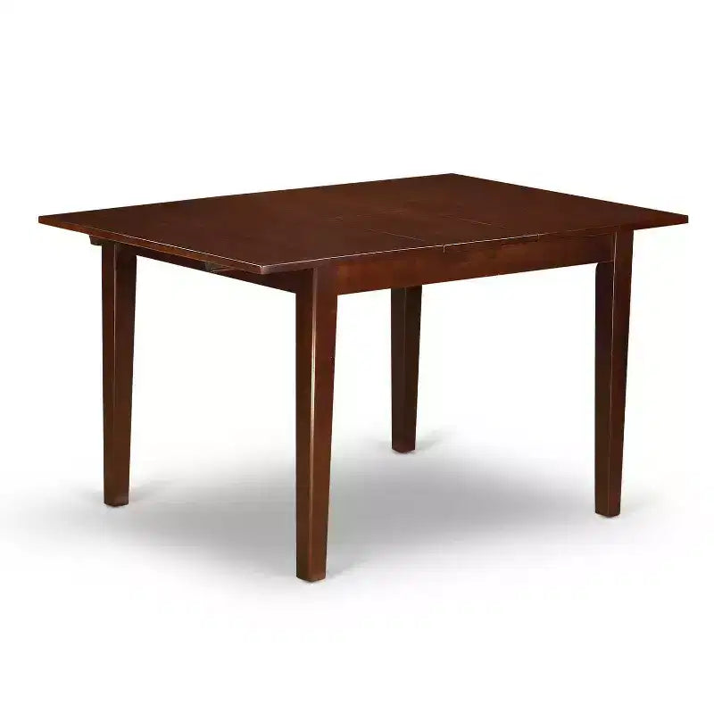 Ensemble de salle à manger du Sud-Ouest - Table et chaises 5 pièces - Style rustique de ferme - Table rectangulaire avec rallonge