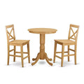 Ensemble table de pub de cuisine - Table et chaises hauteur comptoir - Ensemble de salle à manger pour petits espaces