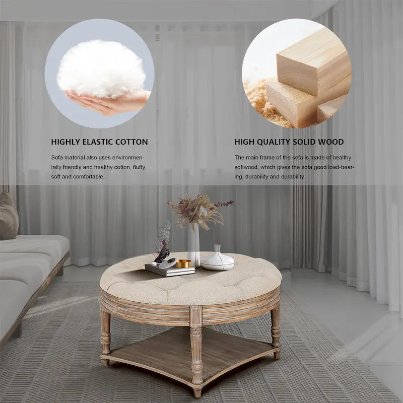 Large Round  Coffee Table
