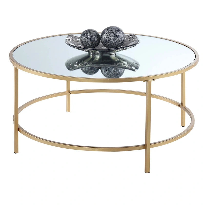 Table basse ronde en marbre
