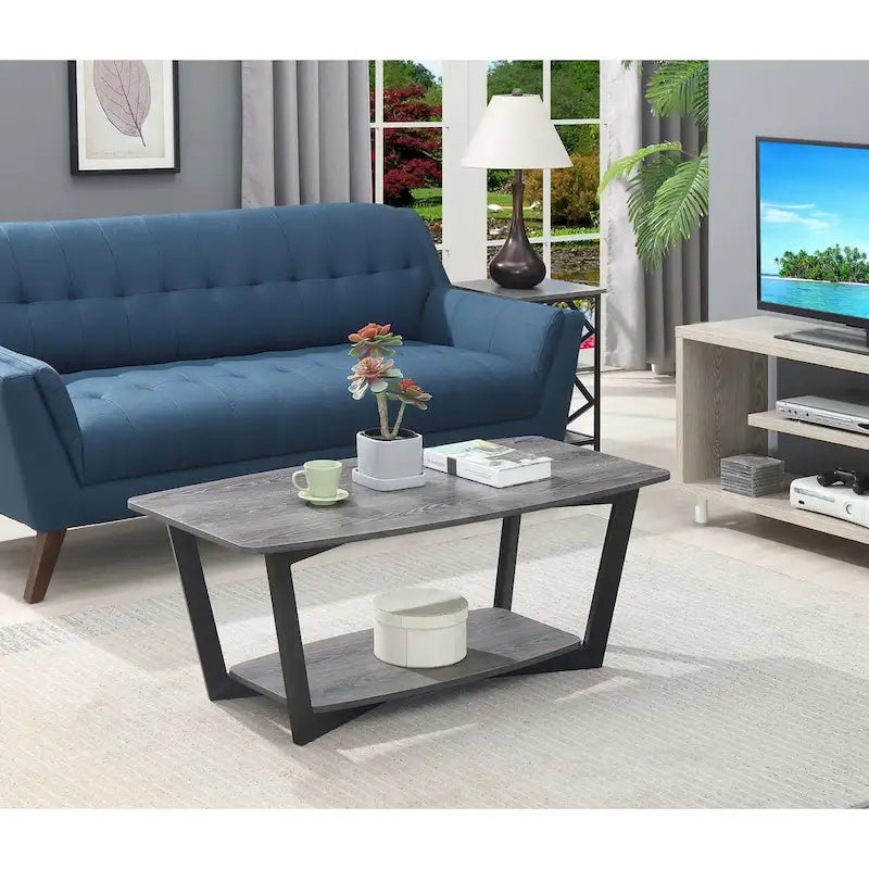Table basse Graystone avec étagère