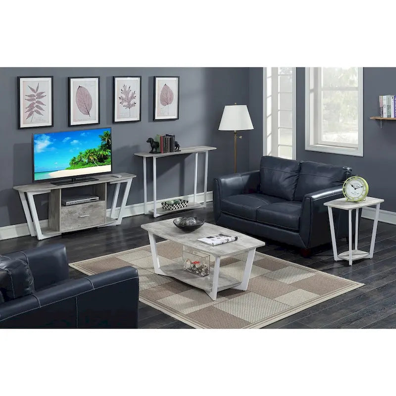 Table basse Graystone avec étagère