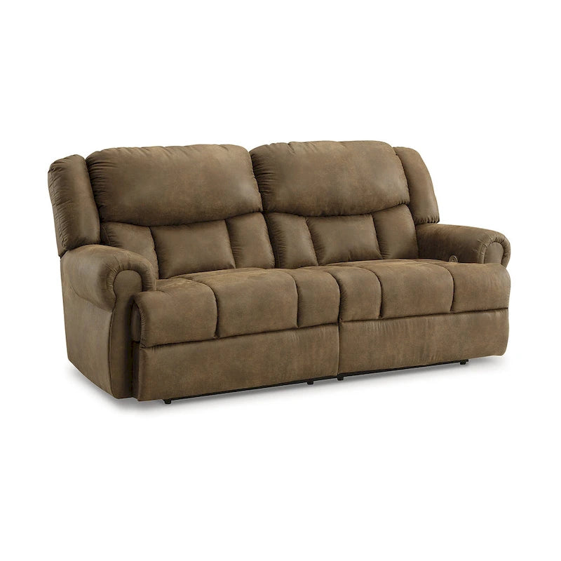 Canapé inclinable électrique marron - 92 larg. x 42 prof. x 47 haut.