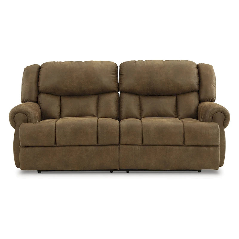 Canapé inclinable électrique marron - 92 larg. x 42 prof. x 47 haut.