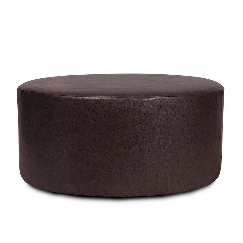 Ottoman rond universel 36 avec housse