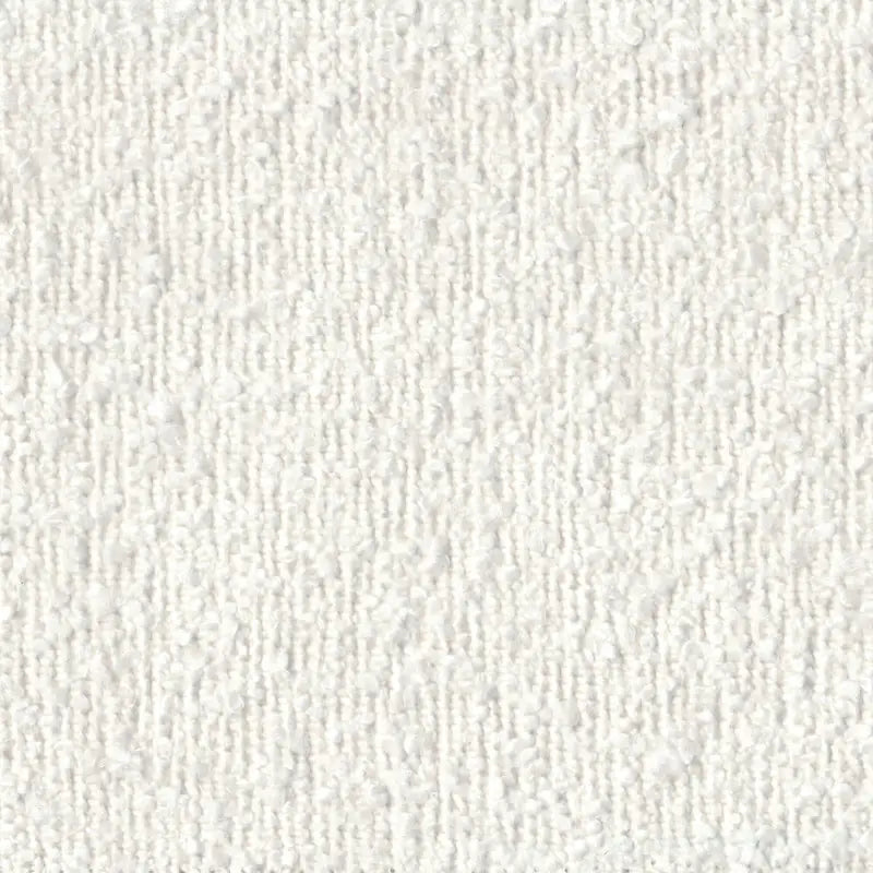 Banc rembourré avec base en métal - Boucle crème