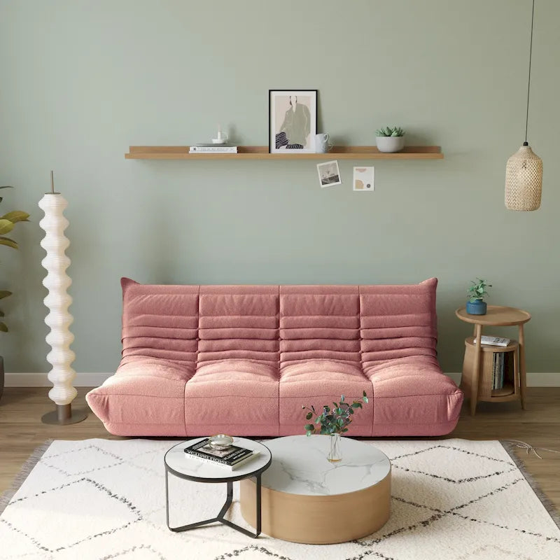 Canapé paresseux en tissu Teddy, canapé de salon, fauteuil poire