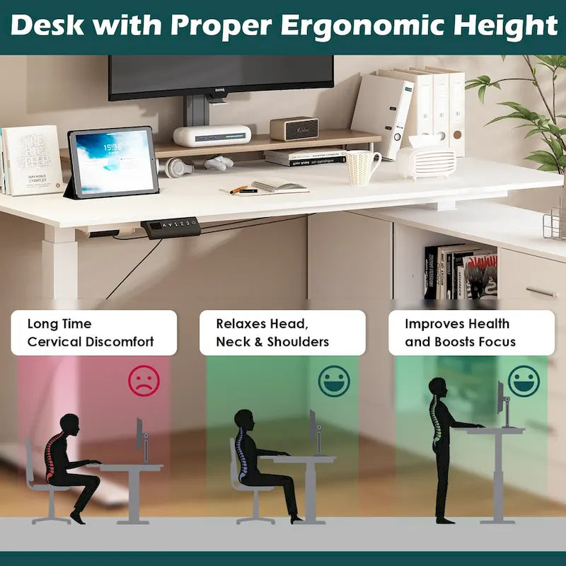 Espace de travail réglable en hauteur : bureau polyvalent pour le télétravail et au-delà
