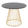 Table de salle à manger ronde avec pied central