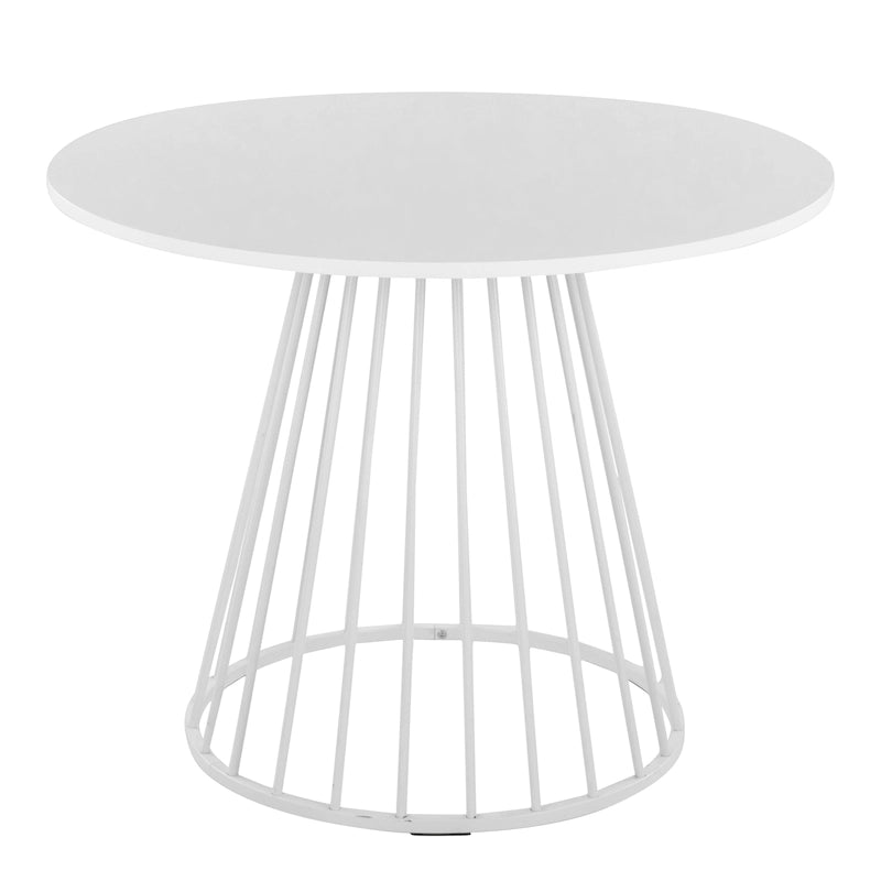 Table de salle à manger ronde avec pied central