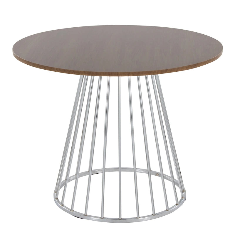 Table de salle à manger ronde avec pied central