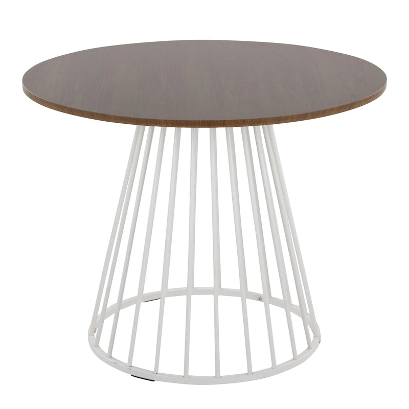 Table de salle à manger ronde avec pied central