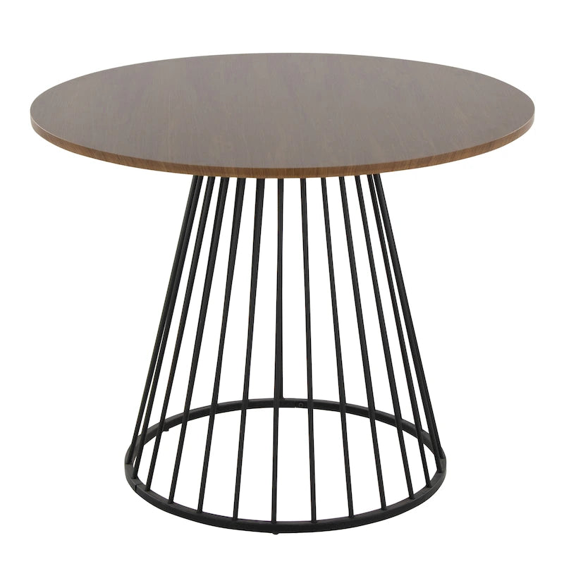 Table de salle à manger ronde avec pied central