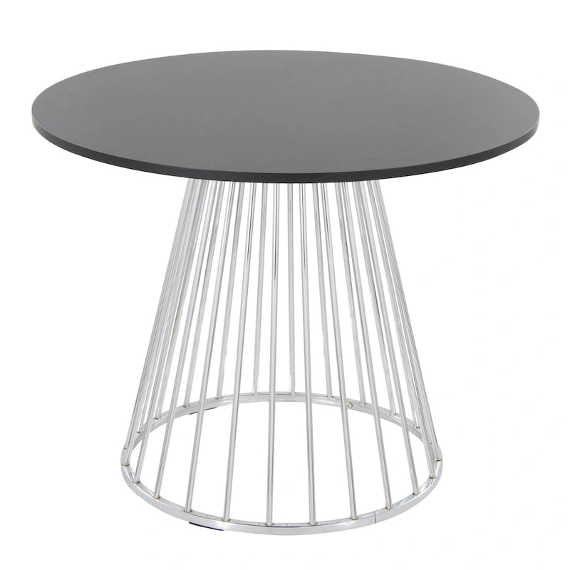 Table de salle à manger ronde avec pied central