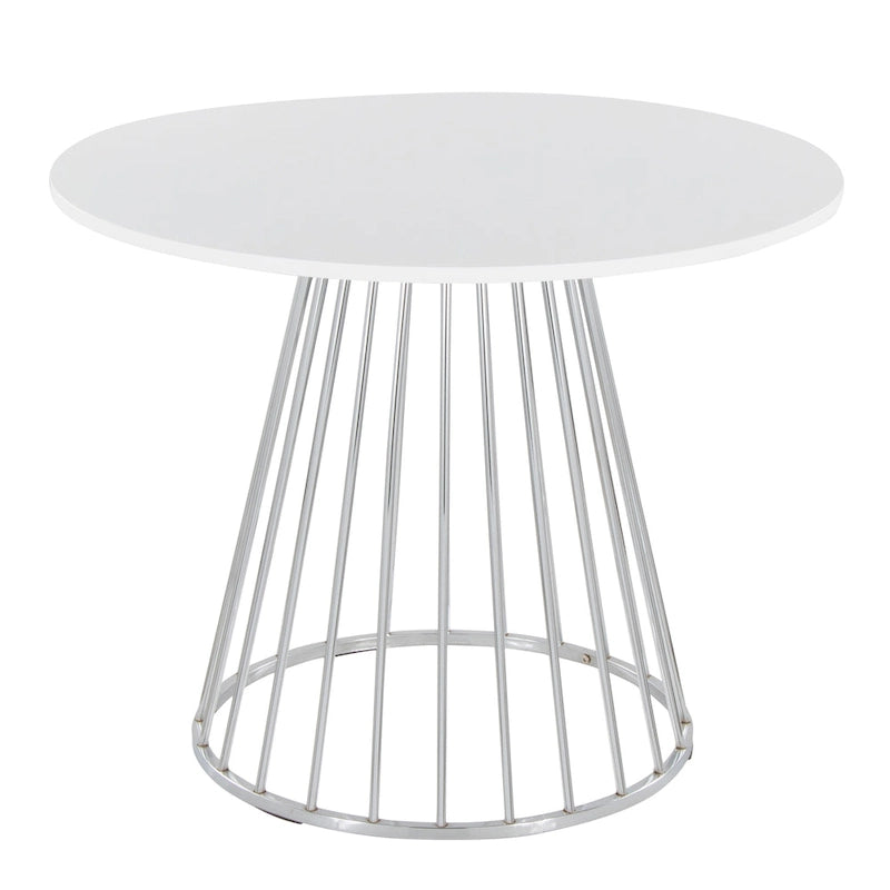 Table de salle à manger ronde avec pied central
