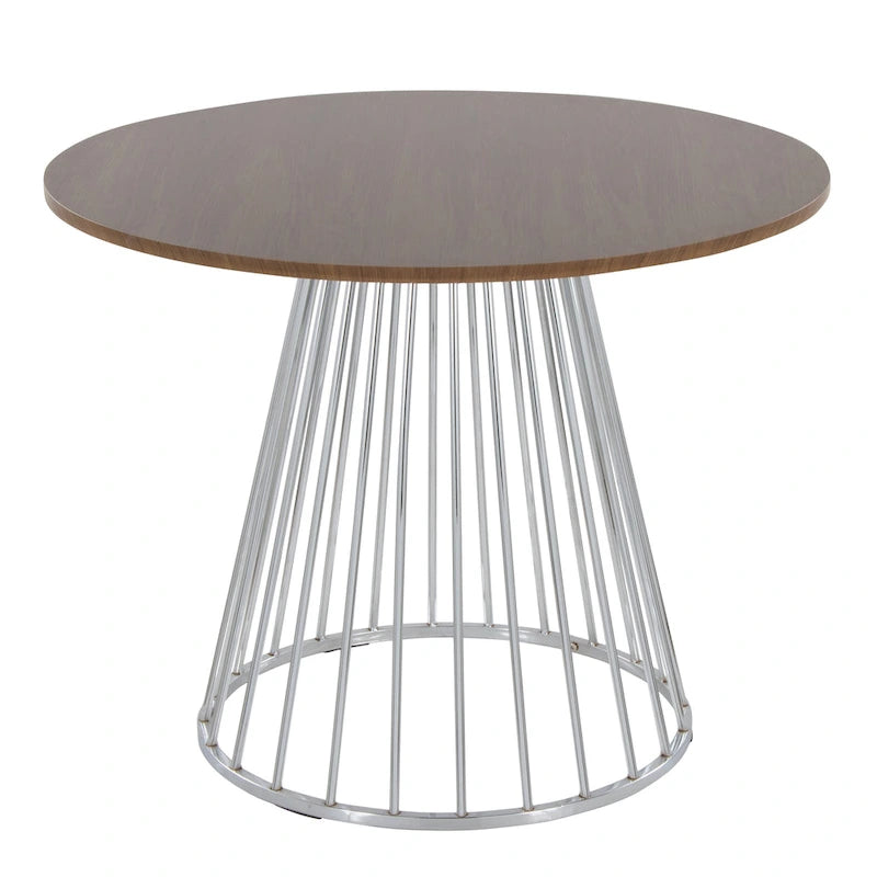 Table de salle à manger ronde avec pied central