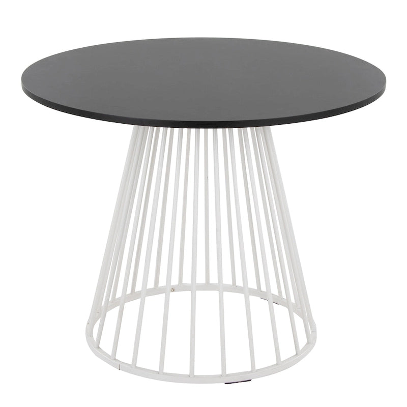 Table de salle à manger ronde avec pied central