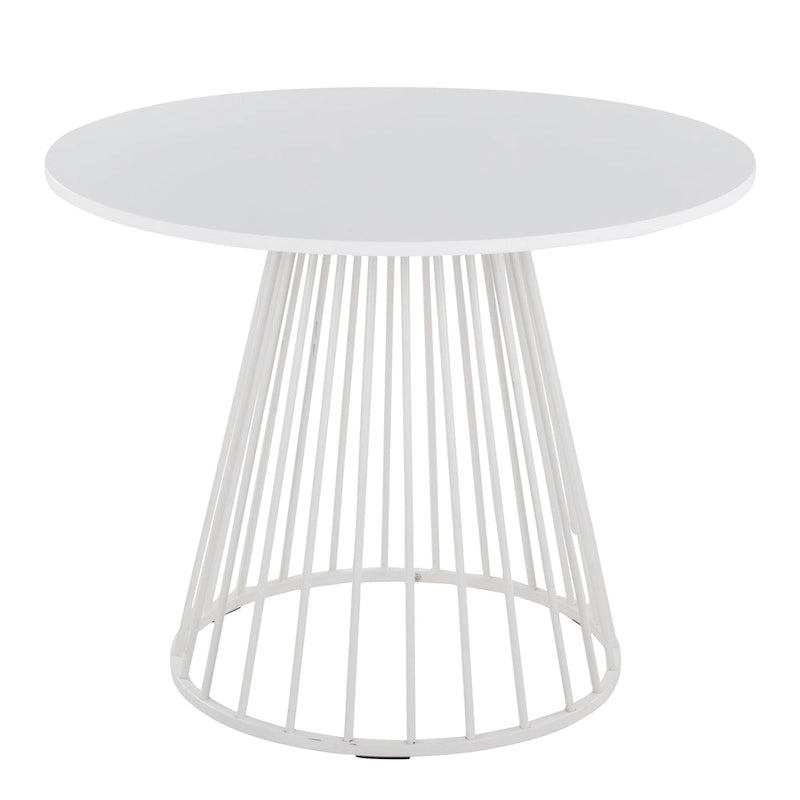 Table de salle à manger ronde avec pied central