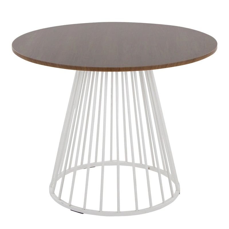Table de salle à manger ronde avec pied central