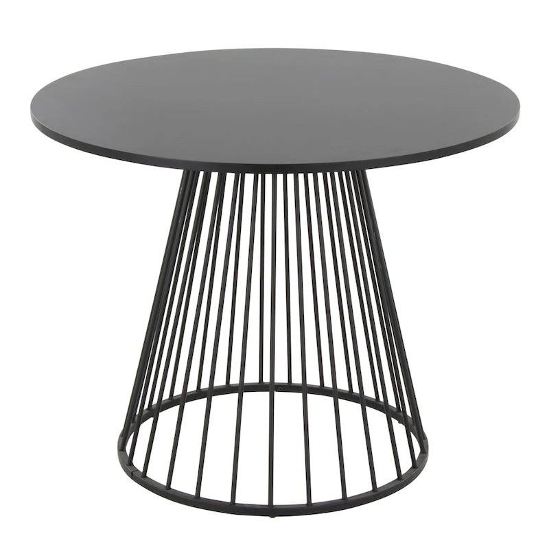 Table de salle à manger ronde avec pied central