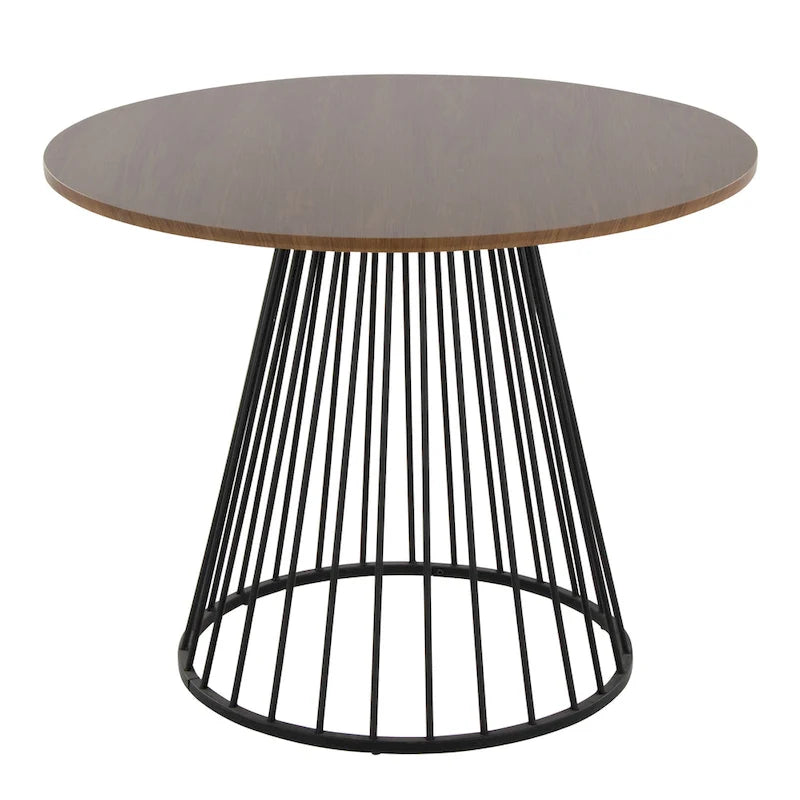 Table de salle à manger ronde avec pied central