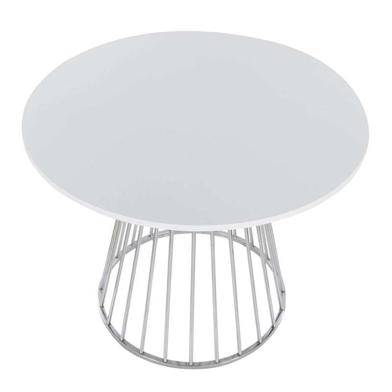 Table de salle à manger ronde avec pied central