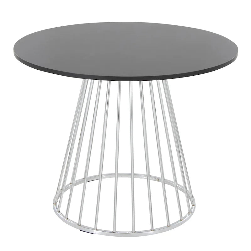 Table de salle à manger ronde avec pied central