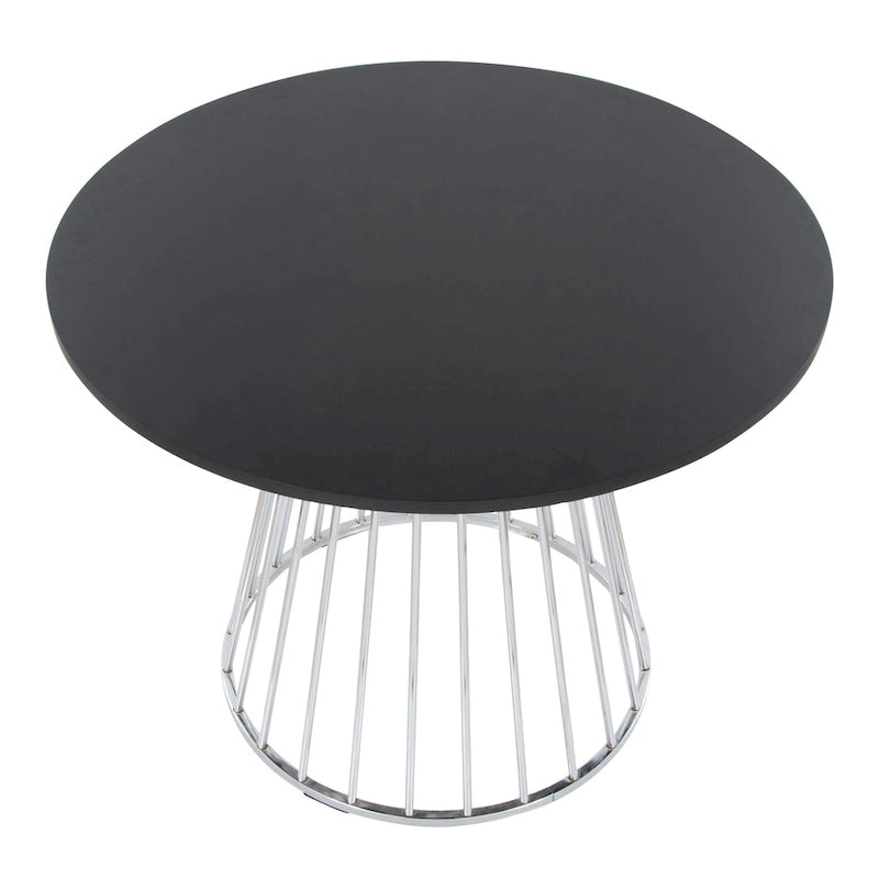 Table de salle à manger ronde avec pied central