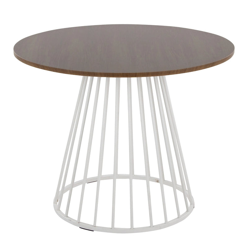 Table de salle à manger ronde avec pied central