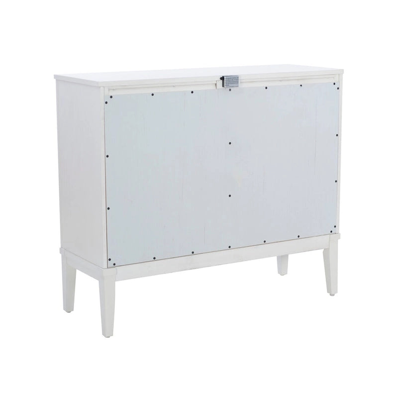 Meuble d'appoint 2 portes en bois avec étagères réglables