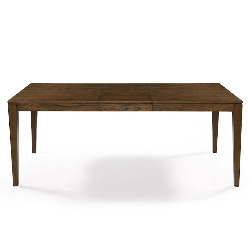 6-8 People Rectangle Dining Table Modern Farmhouse Solid Wood Expandable Leaf Table Kitchen Dining room