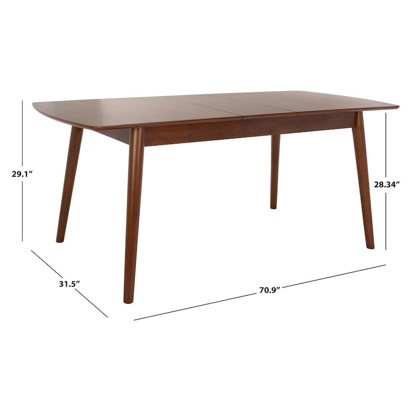 Extension Dining Table - 71 In. W x 32 In. D x 29 In. H - 71Wx32Dx29H