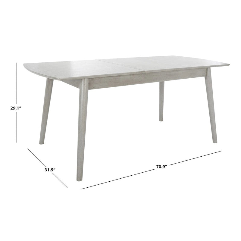 Table de salle à manger avec rallonge - 71 po L x 32 po P x 29 po H - 71Lx32Px29H