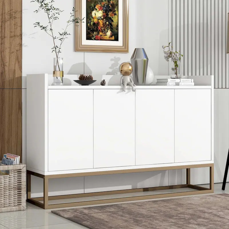 Bahut moderne Élégant meuble de rangement avec grand espace de rangement